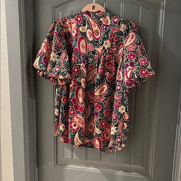 Entro Multicolor Paisley Blouse - Picture 7 of 7